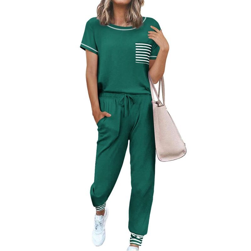 エコアー レディース アンダーウェア ナイトウェア パンツ 半袖 Ekouaer Womensoft ShortSleeve Pajama Set with Long Pants Grey グレー