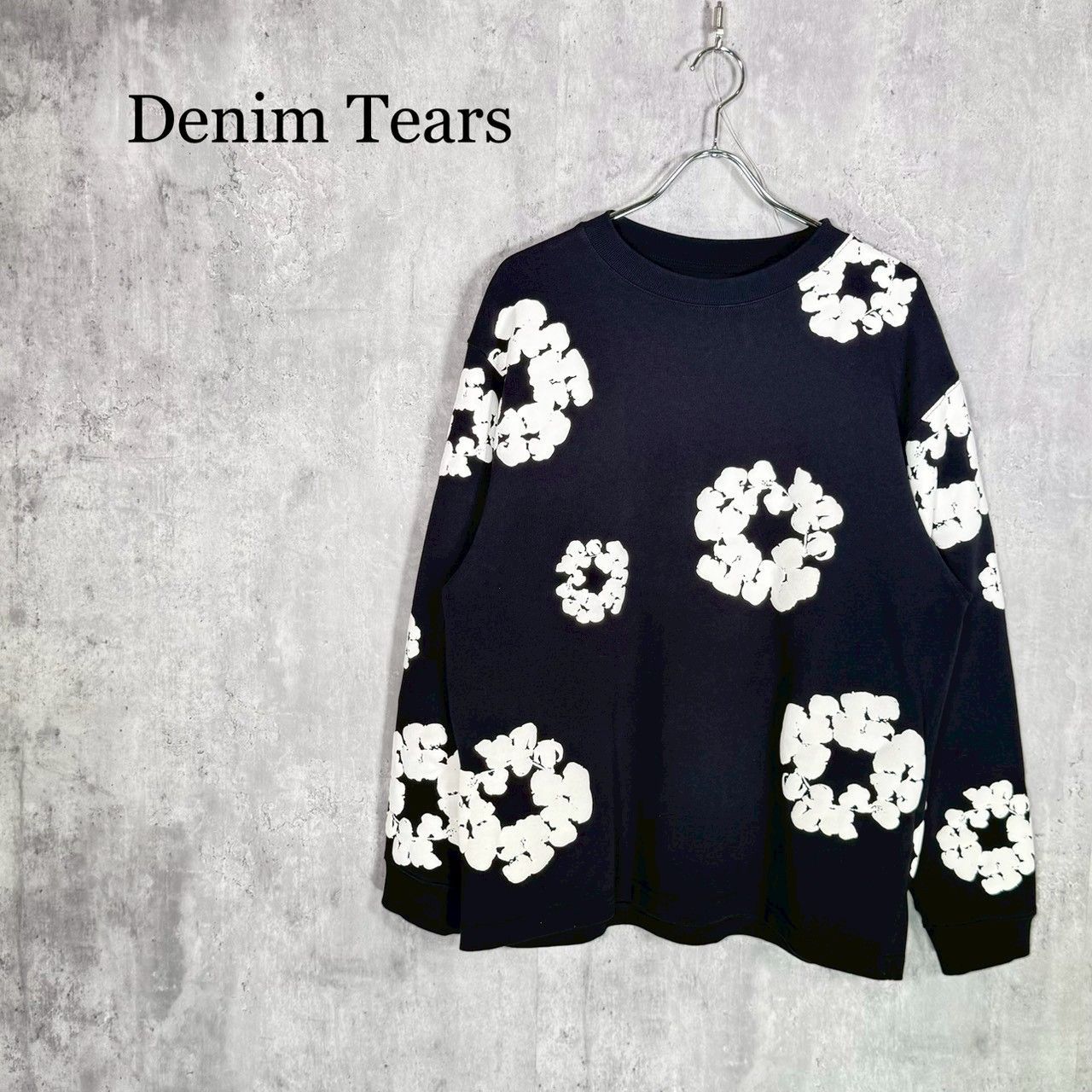 『Denim Tears』デニムティアーズ(L) Cotton Wreath Long Sleeve Tee コットンリース ロンT