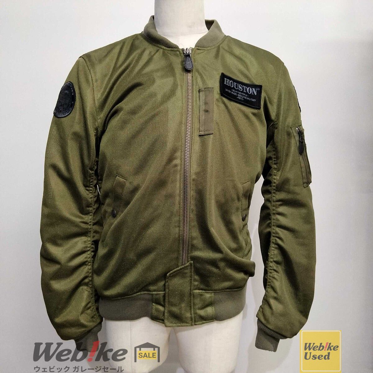 HOUSTON HTVA-2011S MA-1 メッシュジャケット | サイズ：LL/XL