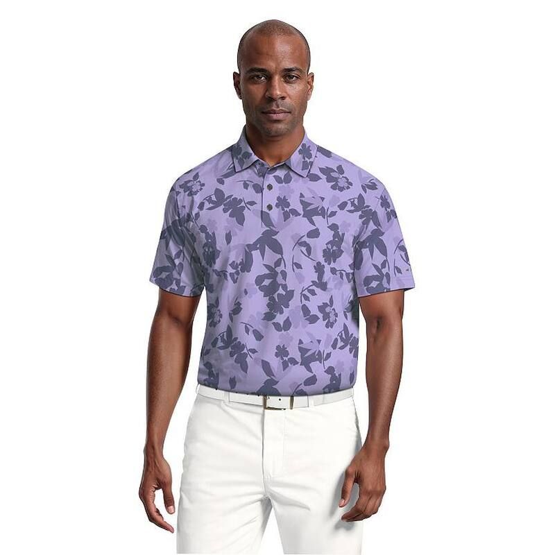 グランドスラム メンズ トップス Tシャツ フラワー柄 ポロシャツ プリント フラワー Mens Grand Slam Fall Floral Print Golf Polo No Color