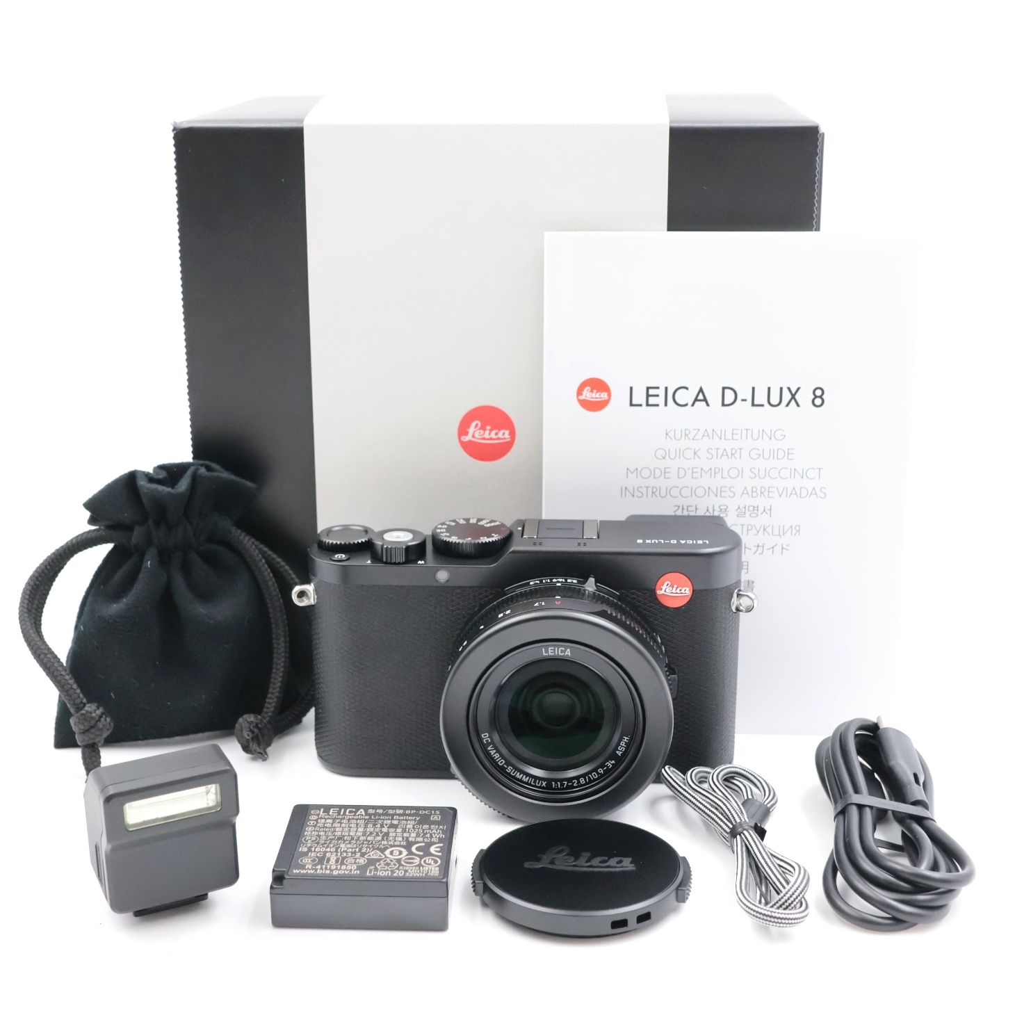 ■新品同様■ LEICA D-LUX8 ブラック コンパクトデジタルカメラ 19191 ライカ