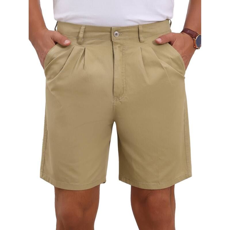 インスパイア シック レディース ボトムス ハーフパンツ・ショーツ ショートパンツ INSPIRE CHIC Mens Above Knee Short Pants with Pockets Mid