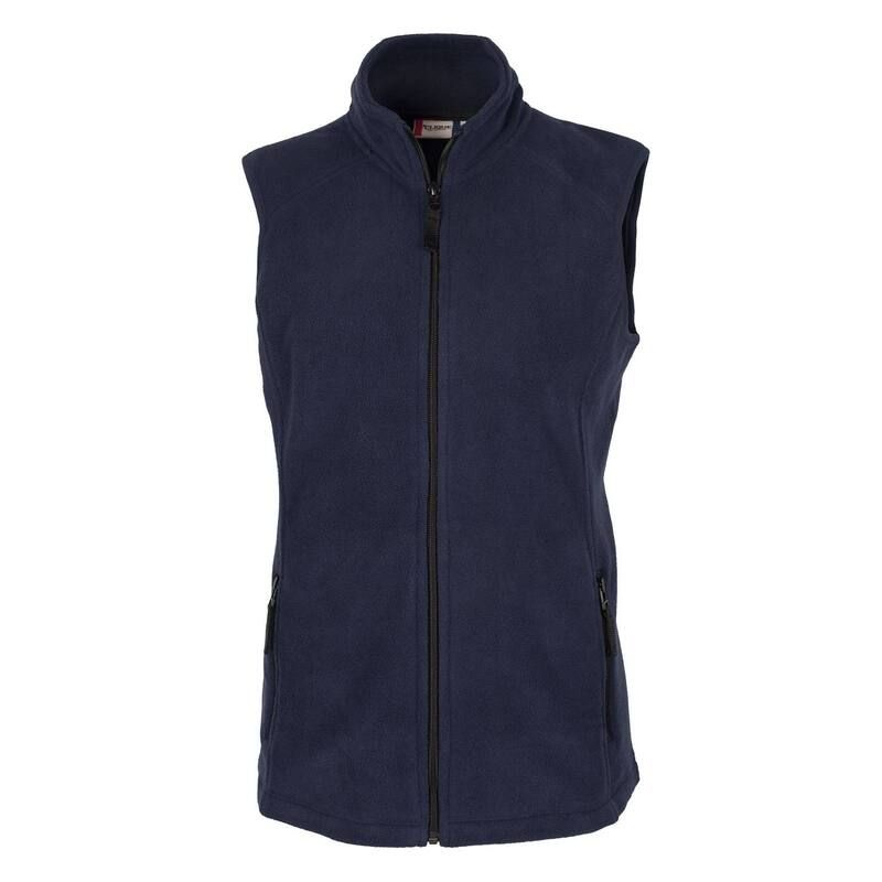 クリーク レディース アウター ジャケット・ブルゾン ベスト フリース Clique Summit Performance Fleece Full Zip Womens Vest Navy ネイビー