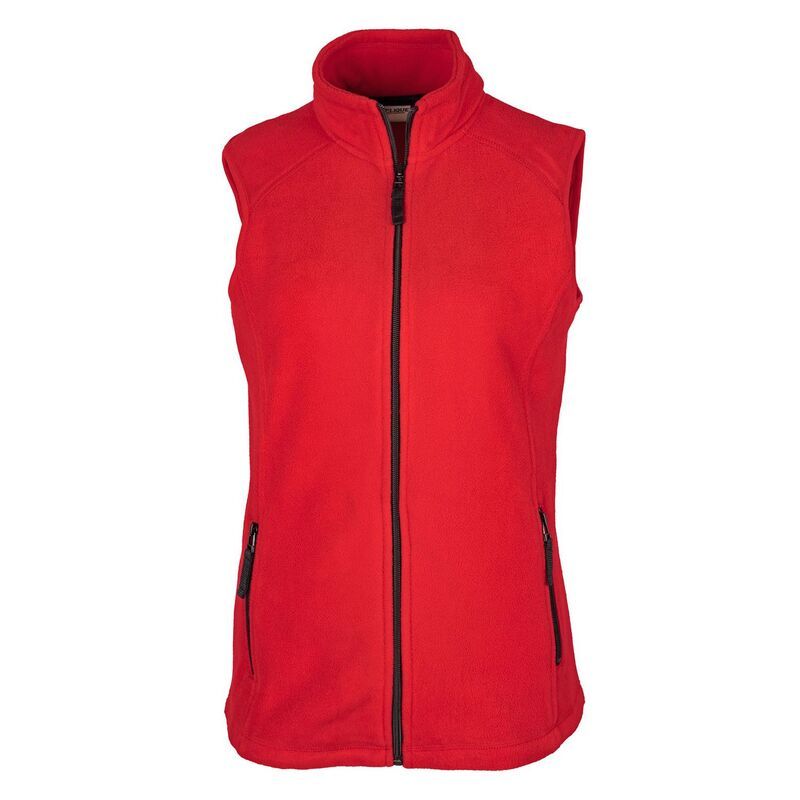 クリーク レディース アウター ジャケット・ブルゾン ベスト フリース Clique Summit Performance Fleece Full Zip Womens Vest Red レッド