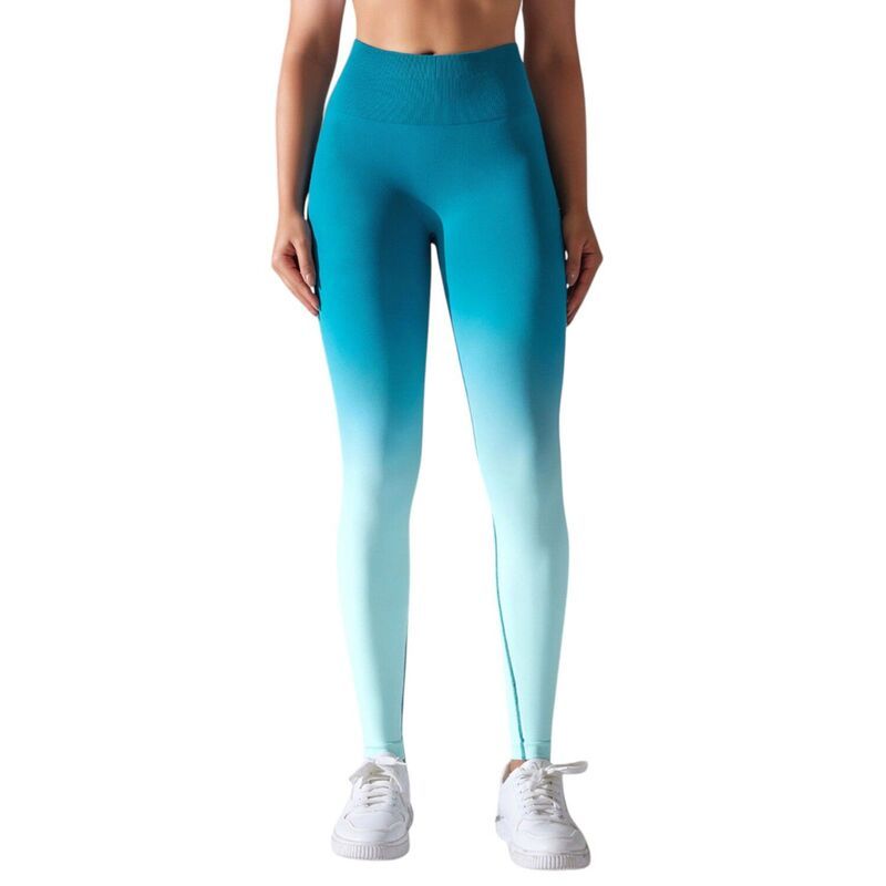 アンナカシ レディース ボトムス カジュアルパンツ レギンス ハイウエスト AnnaKaci Womens HighWaisted Gradient Leggingseamless Pants Com