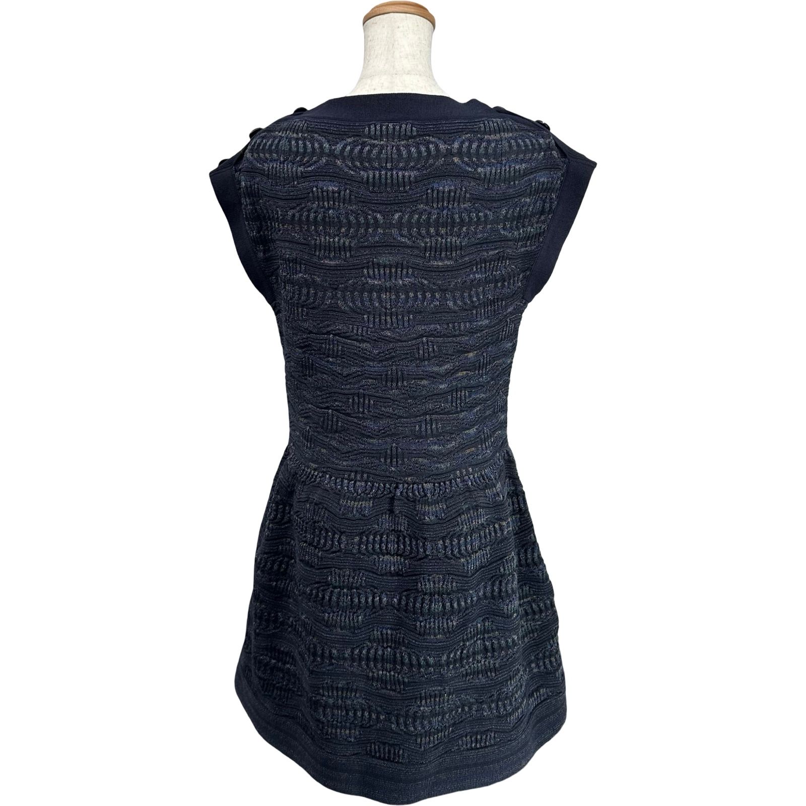 シャネル CHANEL ココマークボタンサマーニットワンピース P53322