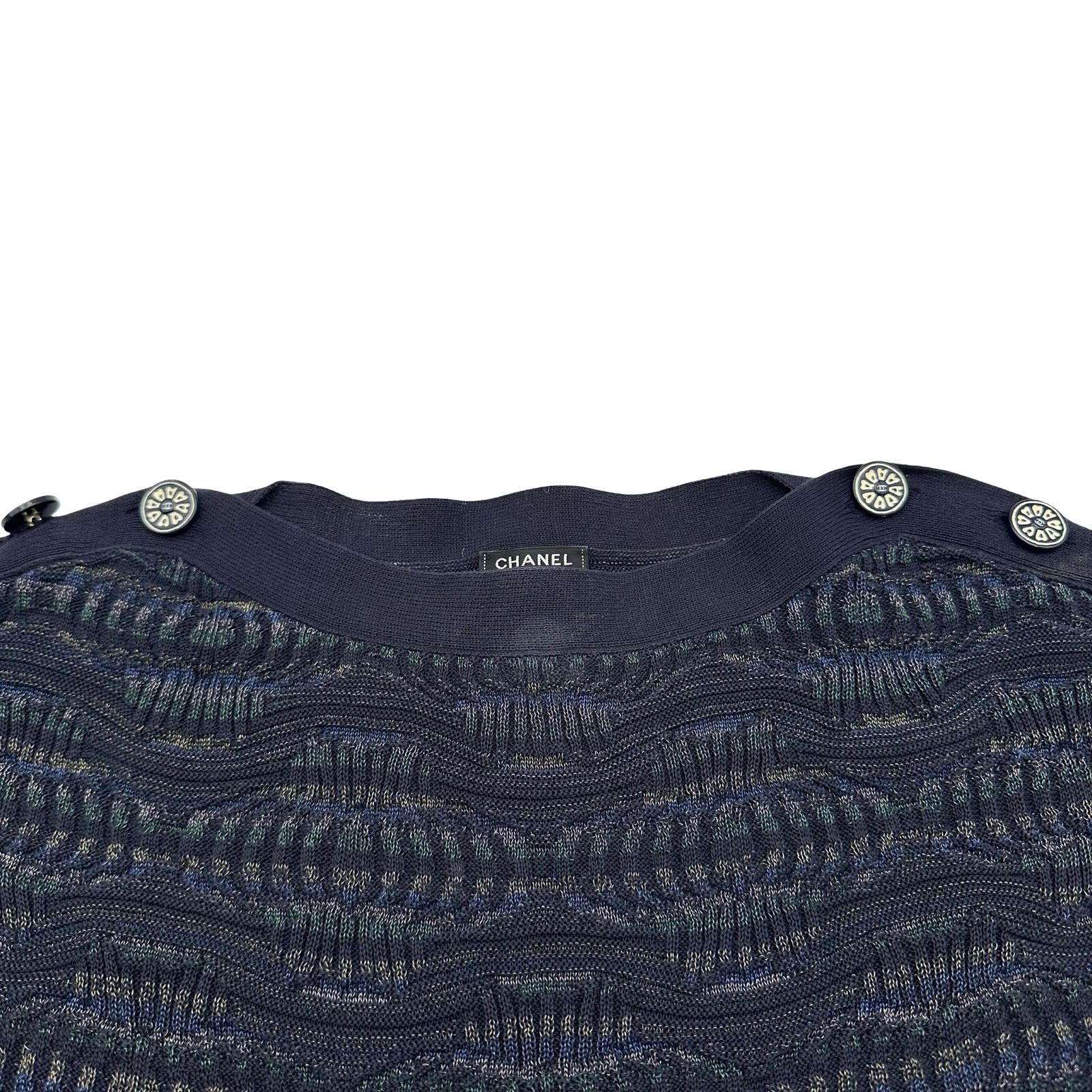 シャネル CHANEL ココマークボタンサマーニットワンピース P53322