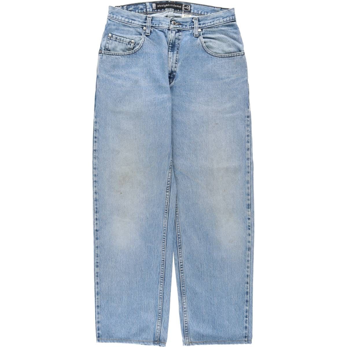 古着 00年代 リーバイス Levi's SILVER TAB シルバータブ STRAIGHT+RELAXED テーパードデニムパンツ メンズw32相当/eaa646405