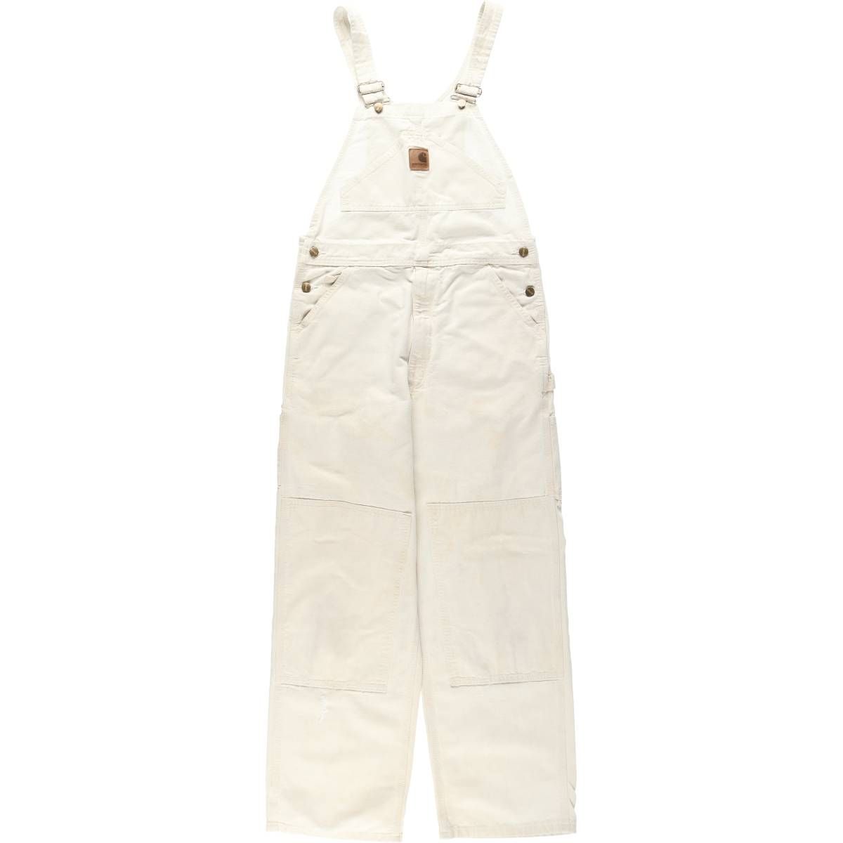 古着 カーハート Carhartt ダブルニー デニムオーバーオール メンズw36相当/eaa642952