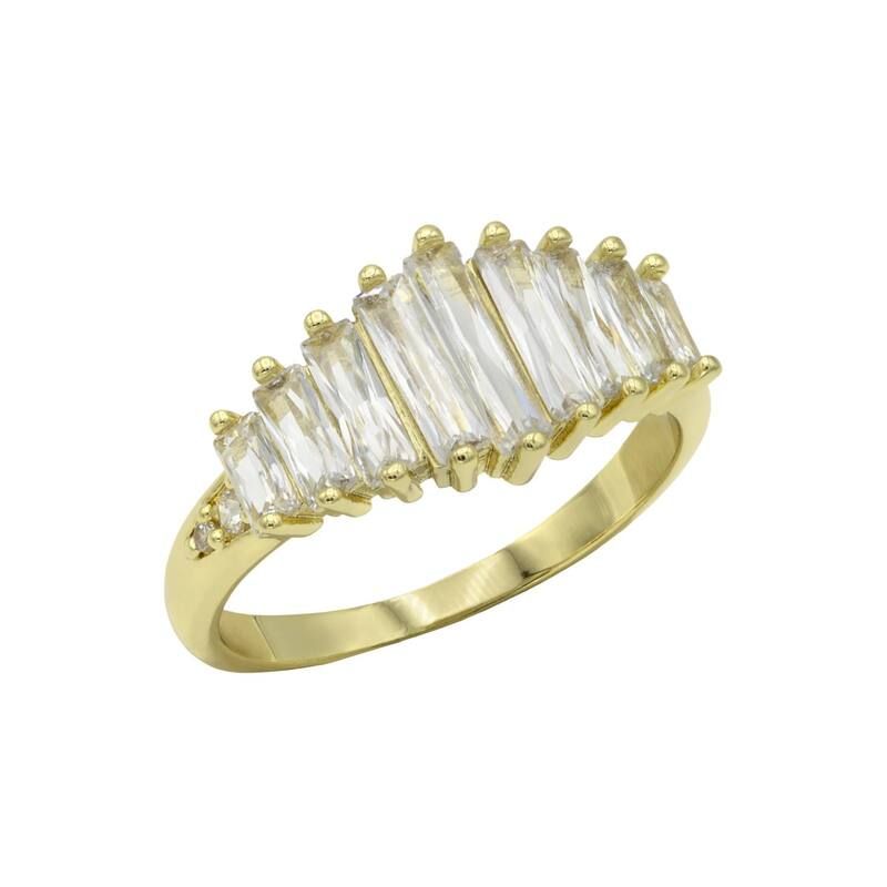 シティリュクス レディース アクセサリー リング City Luxe GoldTone Cubic Zirconia Ringold Tone ゴールド