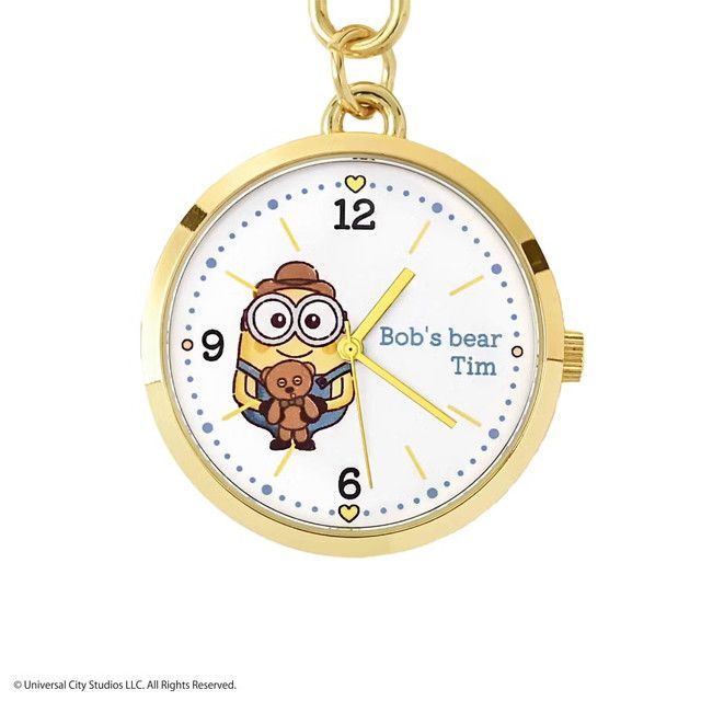 新品 ミニオンズ minions ノーマルKCウォッチ ボブ＆ティム MIN003-3