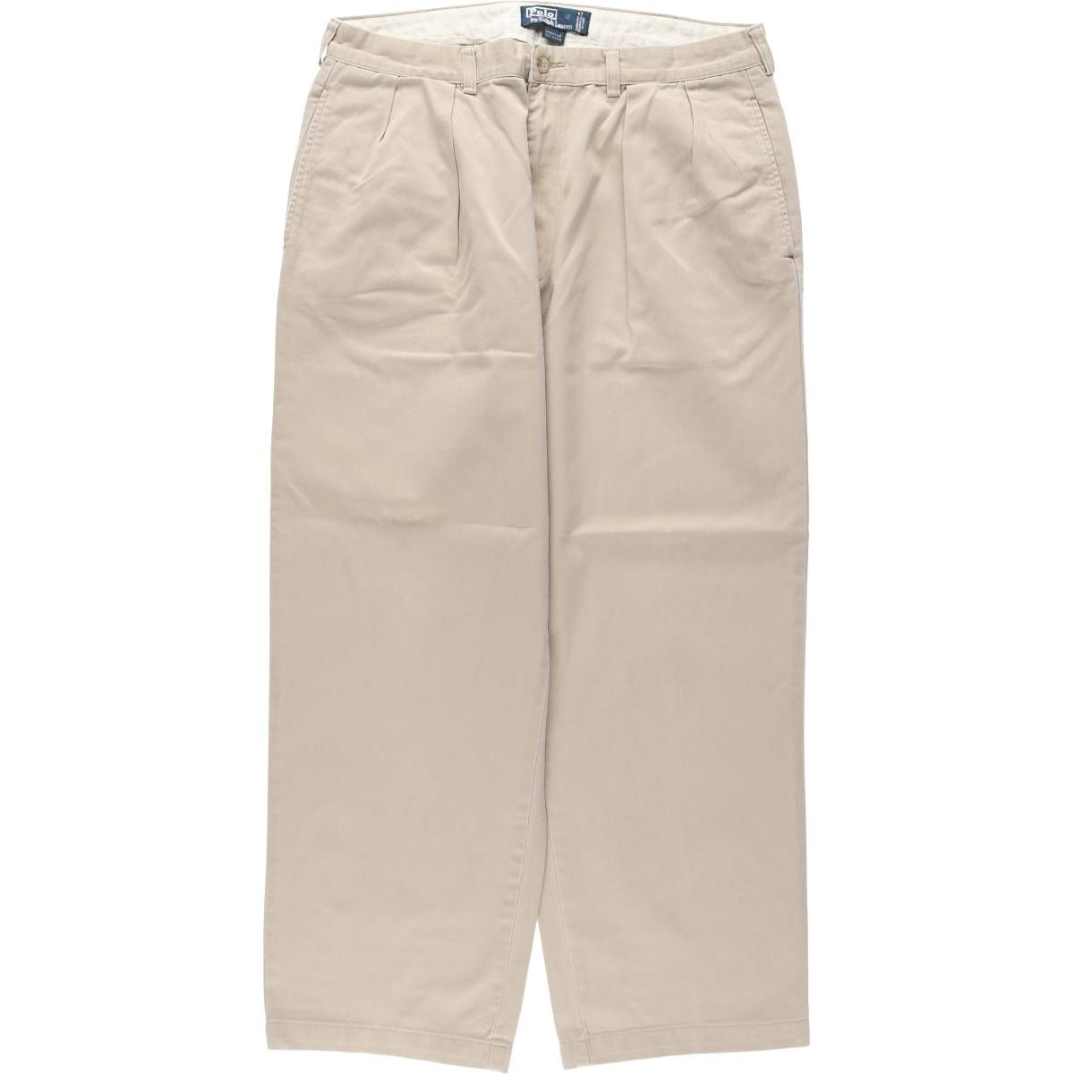 古着 ラルフローレン Ralph Lauren POLO by Ralph Lauren ANDREW PANT ツータック チノパンツ メンズw35相当/eaa644108