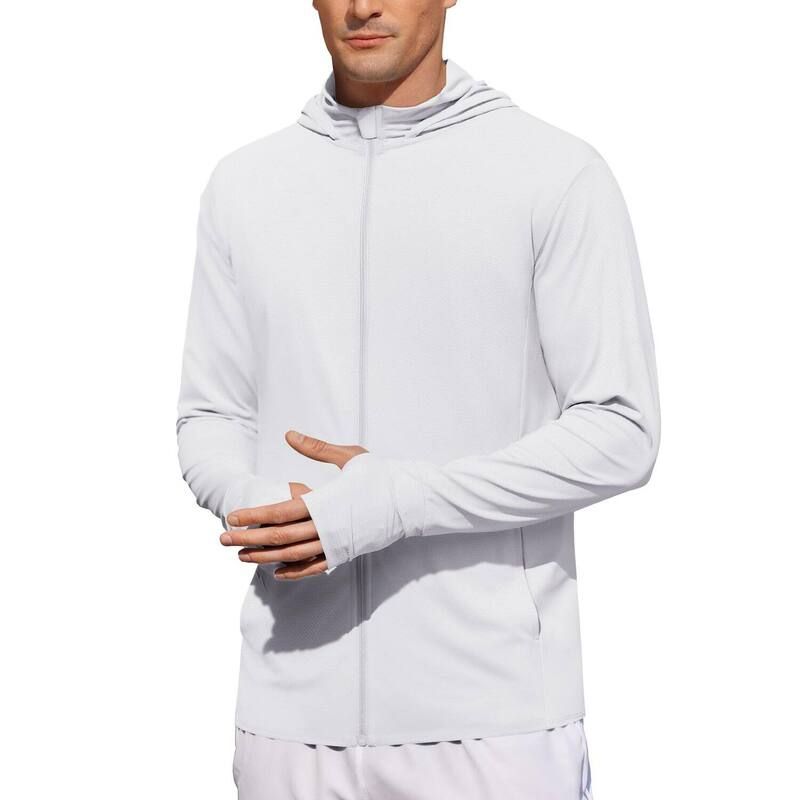 クーファンディ レディース アウター ジャケット・ブルゾン シャツ パーカー COOFANDY Men UPF 50 Light Jacket Full Zip Sun Protection Hood
