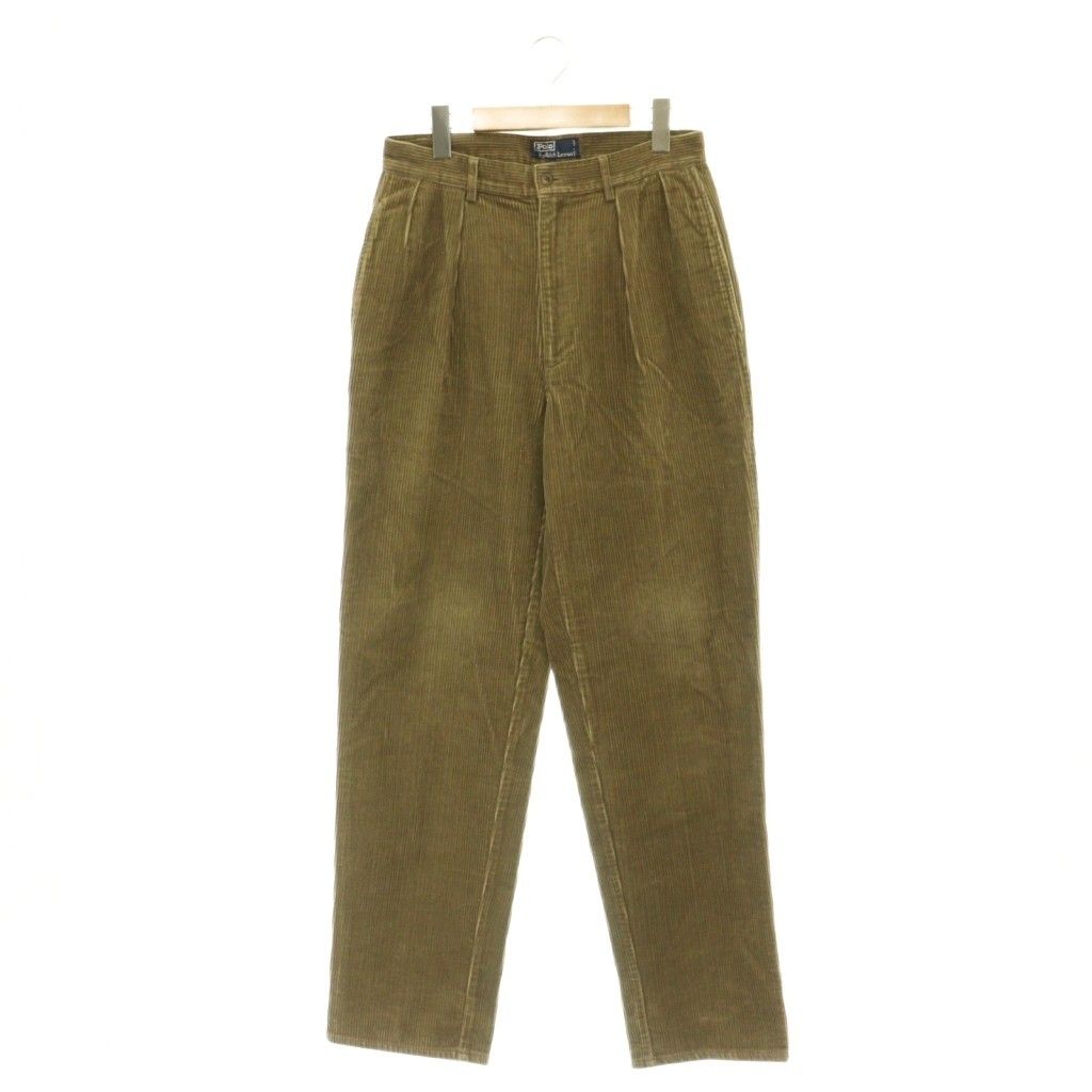 90s ラルフローレン POLO CORDS コーデュロイパンツ 茶 34×34 ポロ バイ ラルフローレン Polo by Ralph Lauren POLO CORDS