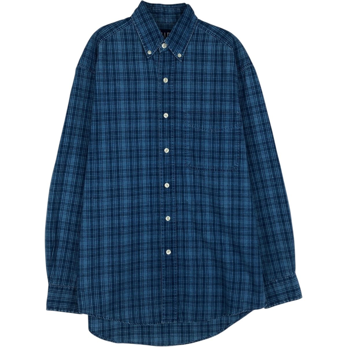 古着 90年代 ギャップ GAP オールドギャップ 長袖 ボタンダウンチェックシャツ メンズS相当 ヴィンテージ/eaa646602