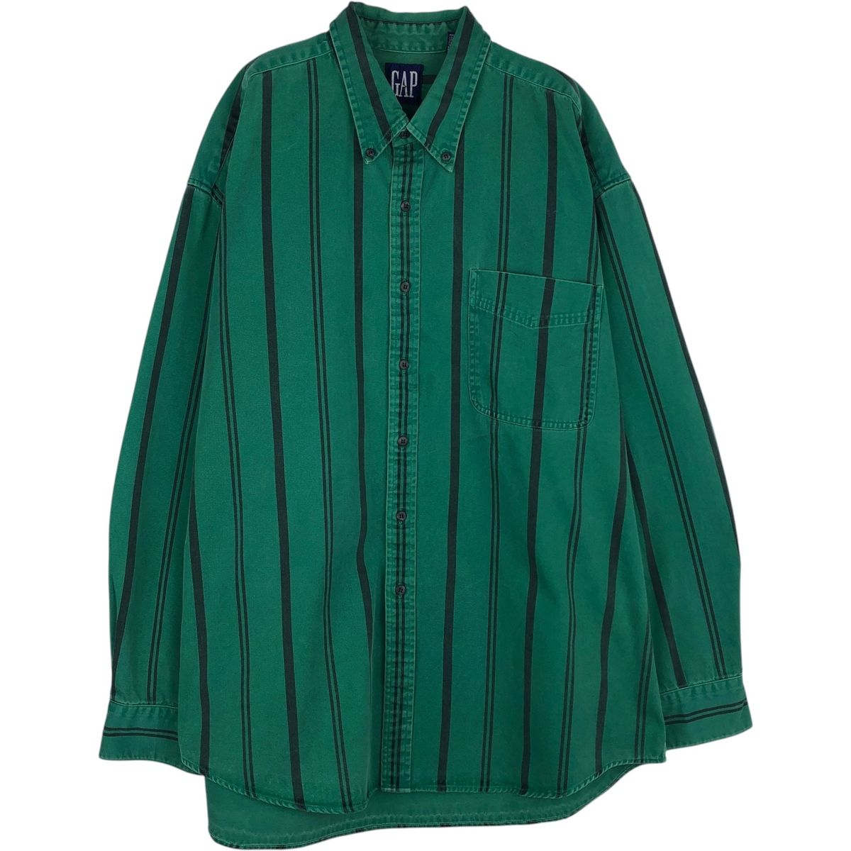 古着 90年代 ギャップ GAP オールドギャップ 長袖 ボタンダウンストライプシャツ メンズXL相当 ヴィンテージ/eaa646604