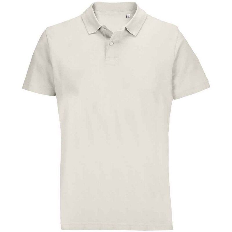 ソルズ レディース トップス Tシャツ ポロシャツ SOLS Unisex Adult Pulse Pique Polo Shirt Off White オフホワイト