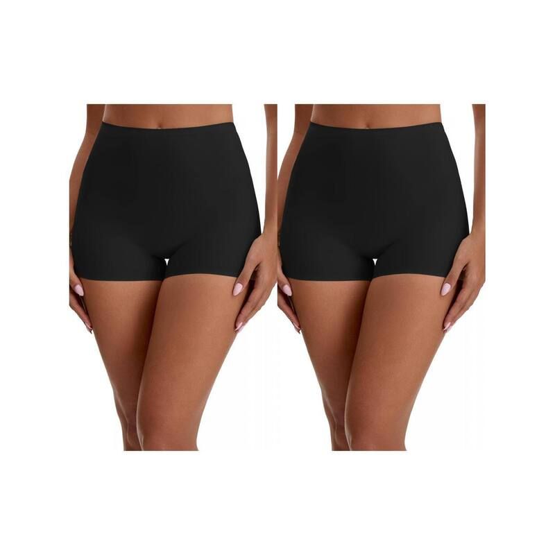 インスパイア シック レディース ボトムス カジュアルパンツ ハイウエスト ショートパンツ INSPIRE CHIC 2 Packs Womenseamless High Waistummy Slim