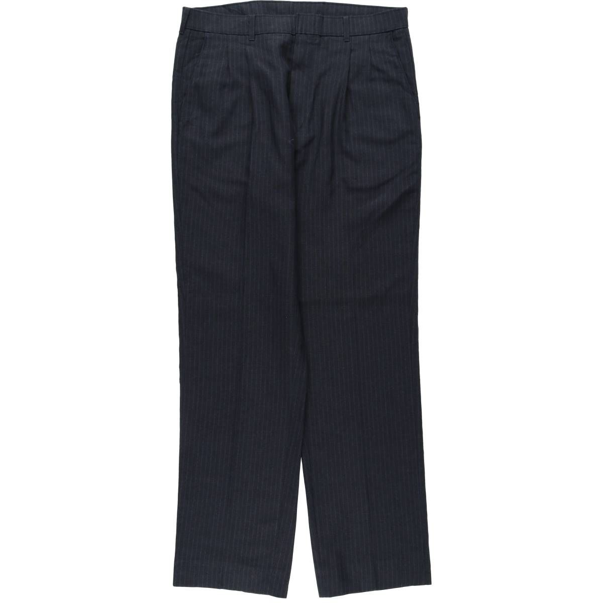 古着 80年代 リーバイス Levi's ストライプ柄 スラックスパンツ メンズw35相当 ヴィンテージ/eaa634096