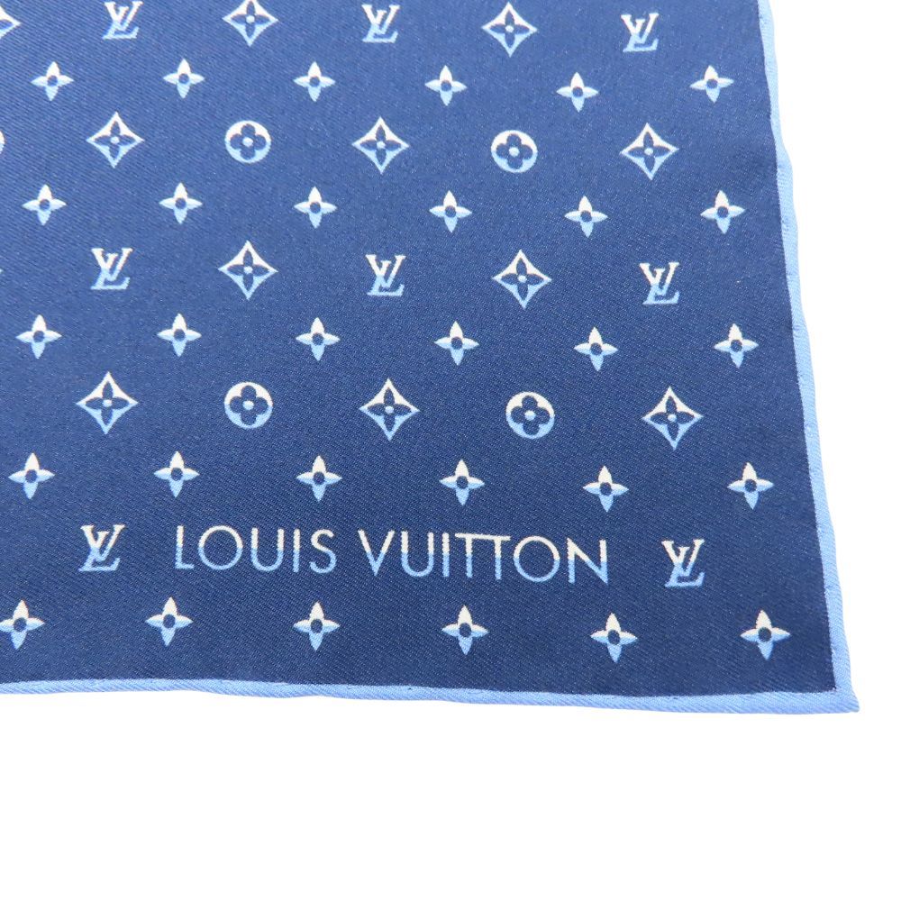 中古】LOUIS VUITTON ルイヴィトン M79555 ポケットスクエア 