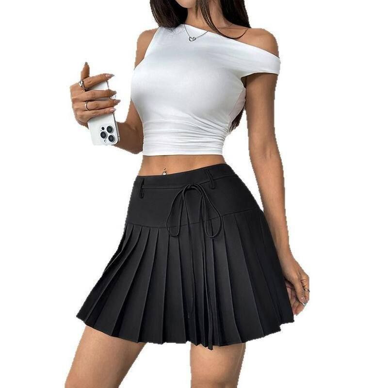 クリアラブ レディース ボトムスカート A ライン プリーツ Clearlove Womens KneeLength Pleated ALine Skirt for Business Casual B