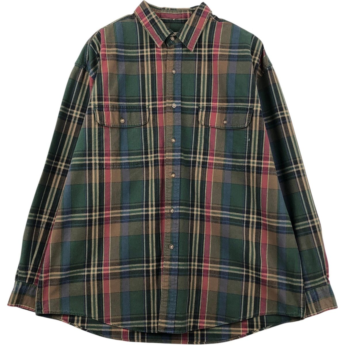 古着 90年代~ エディーバウアー Eddie Bauer 長袖 フランネルチェックシャツ メンズXL相当 ヴィンテージ/eaa646899