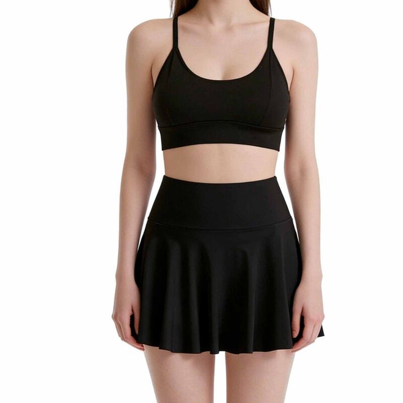 クリアフラワー レディース ボトムスカート プリーツ ハイウエスト ClearFlower Womens HighWaisted Pleated Active Skortennis Badminton