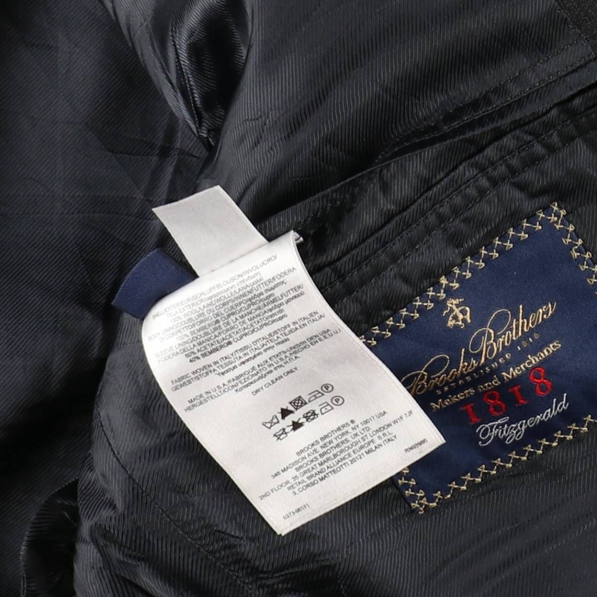 メンズ 古着 ブルックスブラザーズ Brooks Brothers 1818 Fitzgerald