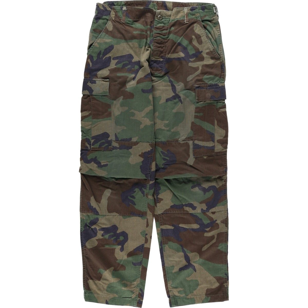 古着 米軍実品 迷彩柄 ウッドランドカモ ミリタリー カーゴパンツ コンバットパンツ MEDIUM-REGULAR メンズw34相当/eaa646383