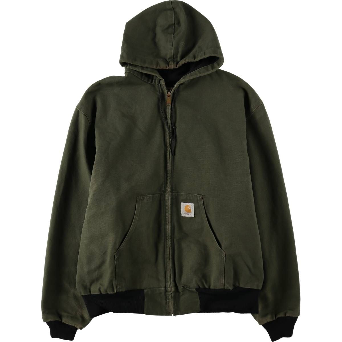 古着 カーハート Carhartt アクティブジャケット ダックフルジップ