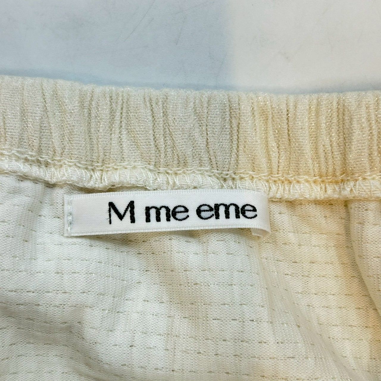 新品 タグ付 未使用 m.me.eme エムミーエメ リボンチュールキャンディ