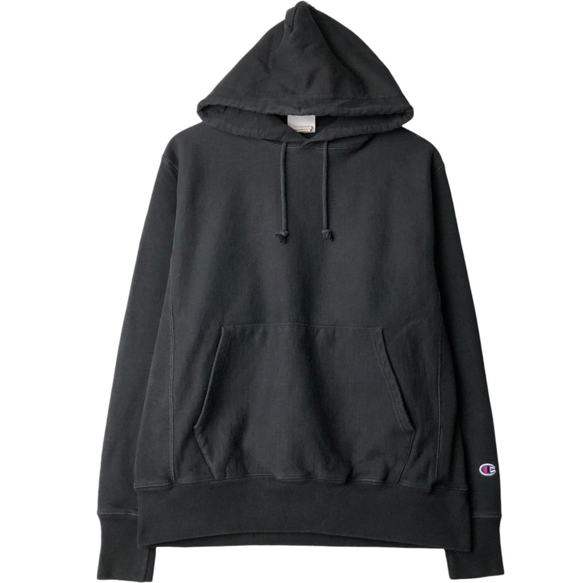 古着 チャンピオン Champion REVERSE WEAVE リバースウィーブ 無地 ブランクスウェットシャツ パーカー メンズM相当/eaa645456