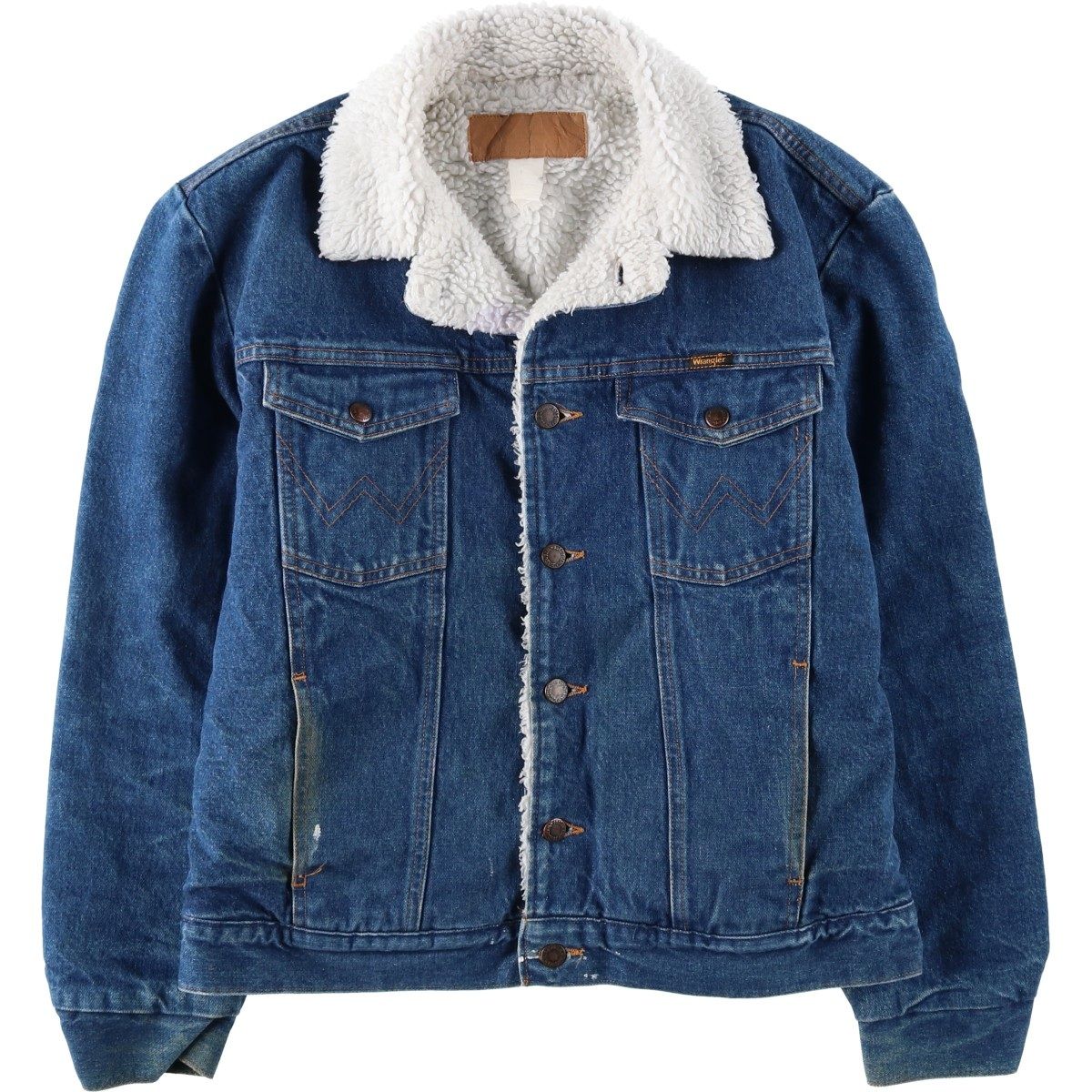 古着 ラングラー Wrangler 中綿入り デニムボアジャケット メンズL相当 ヴィンテージ/eaa645713