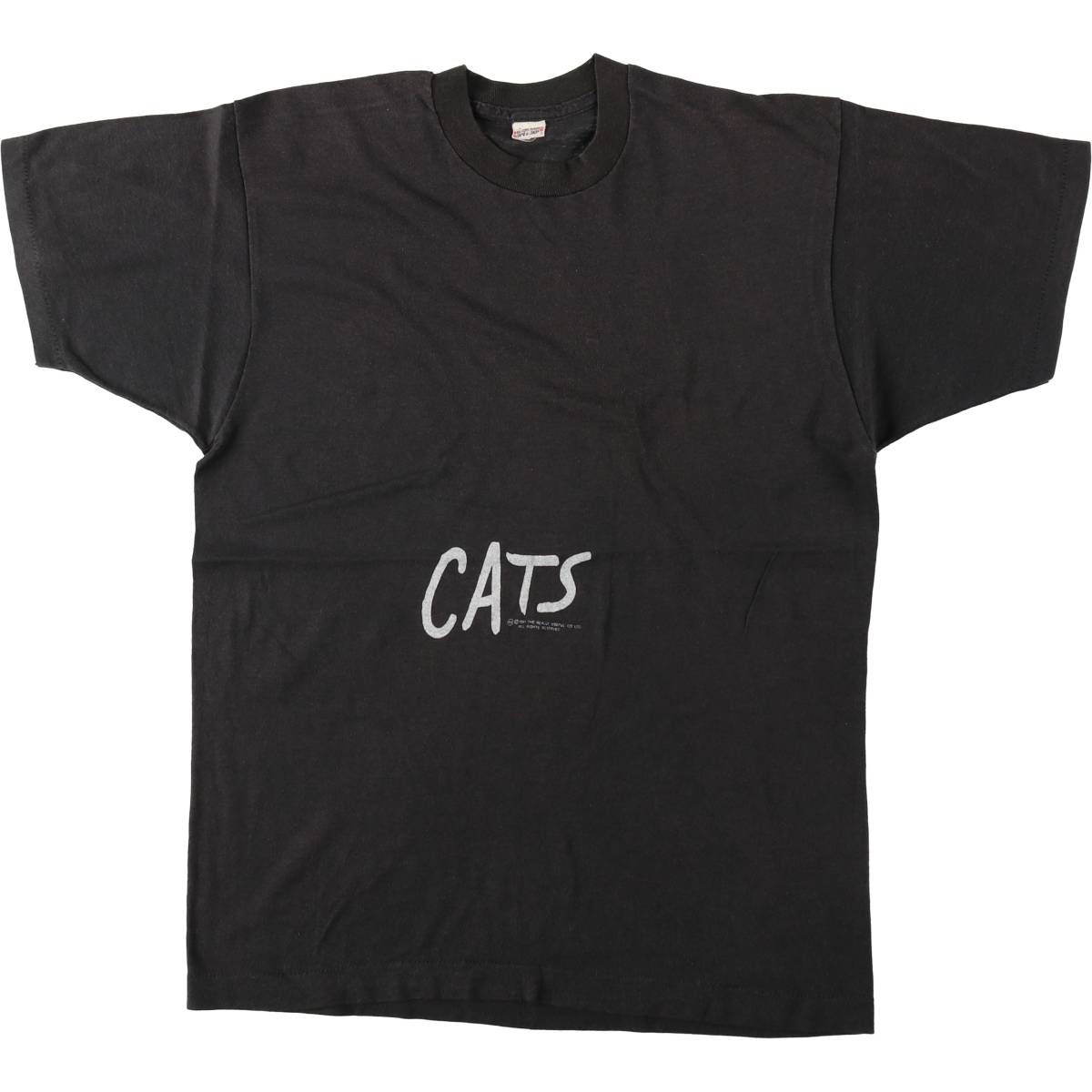 古着 80年代 スクリーンスターズ SCREEN STARS CATS キャッツ プリントTシャツ USA製 メンズL相当 ヴィンテージ/eaa646165