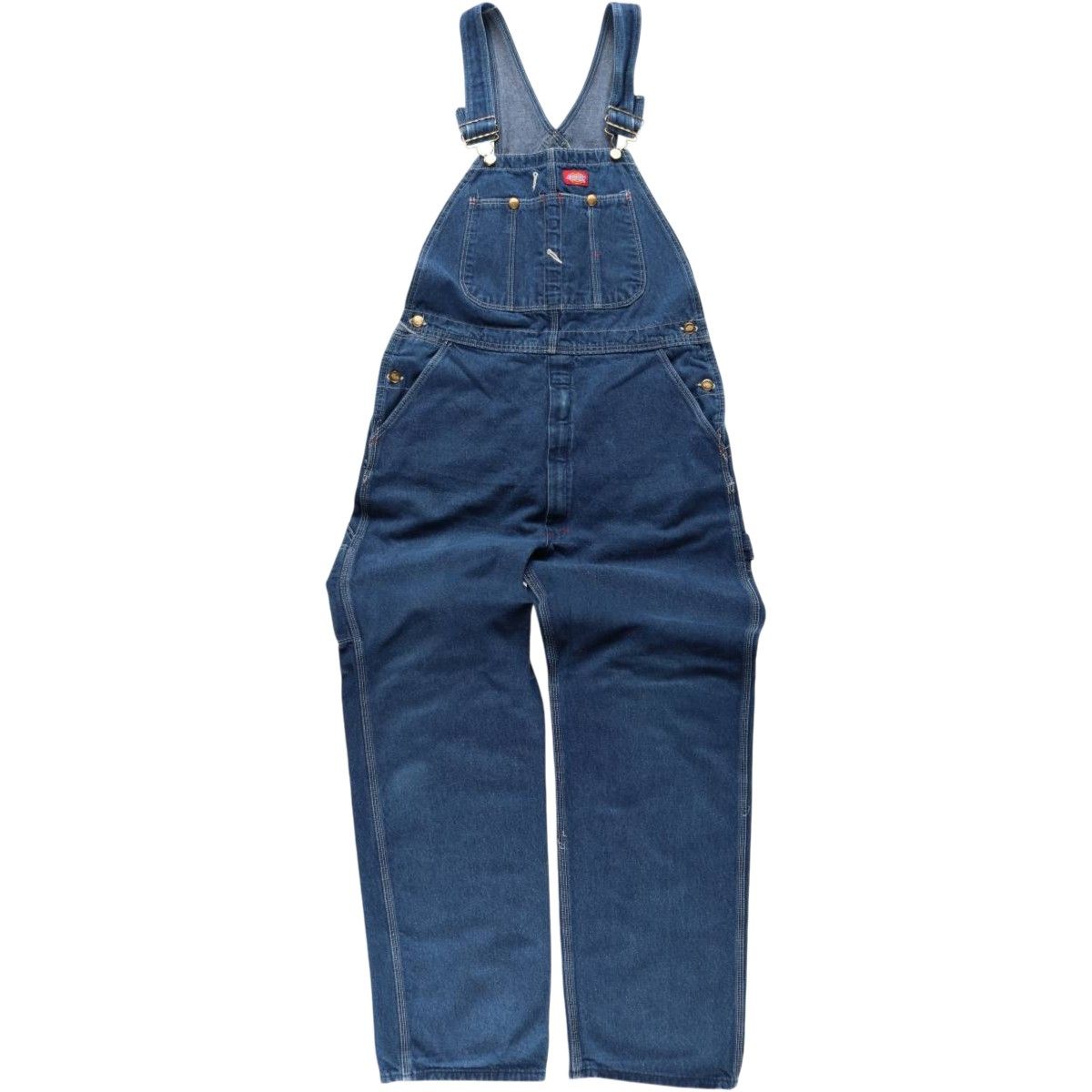 古着 ディッキーズ Dickies デニムオーバーオール USA製 メンズw36相当/eaa642941