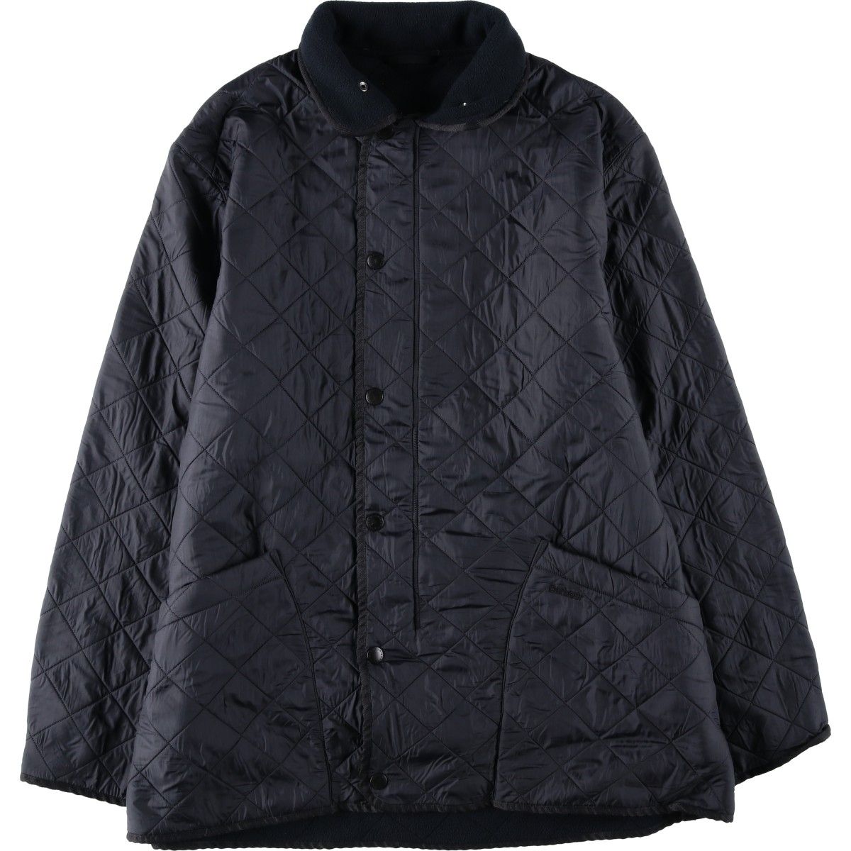 古着 バブアー Barbour MICROFIBRE POLARQUILT LONG キルティングジャケット パファージャケット メンズXL相当/eaa645732