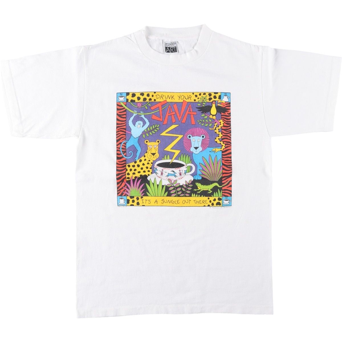 古着 90年代 FABRIC ART Rebecca Lee Baldwin アートTシャツ USA製 メンズL相当 ヴィンテージ/eaa619577