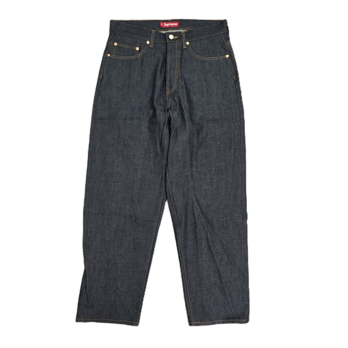 Supreme シュプリーム Baggy Selvedge Jean バギー ジーンズ 25AW デニムパンツ RN 101837 メンズ コットン インディゴブルー 中古