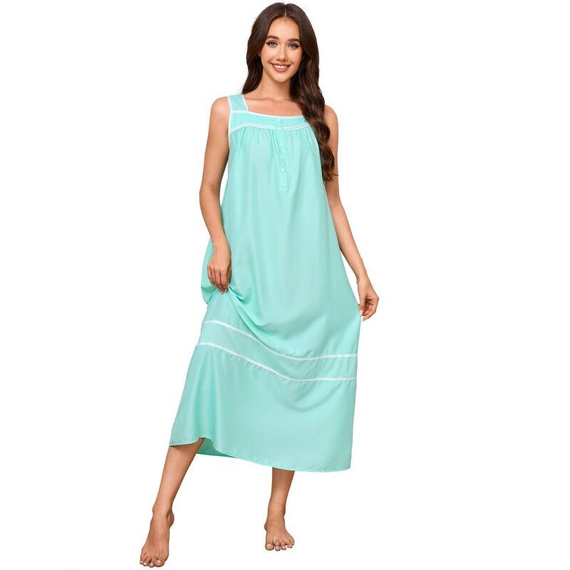 コジョイン レディース アンダーウェア ナイトウェア ノースリーブ Kojooin Women Sleevelesshift Sleep Dress Lightweight Nightgown Gre