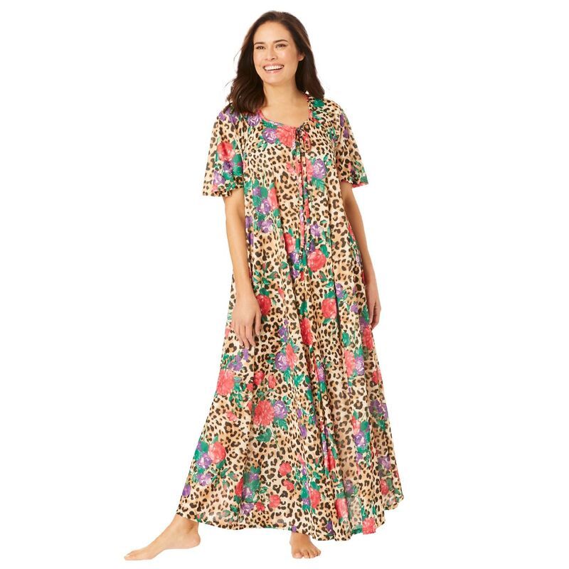 オンリーネセシティーズ レディース アンダーウェア ナイトウェア プラスサイズ プリント Only Necessities Plusize Sweeping Printed Lounger Neutr