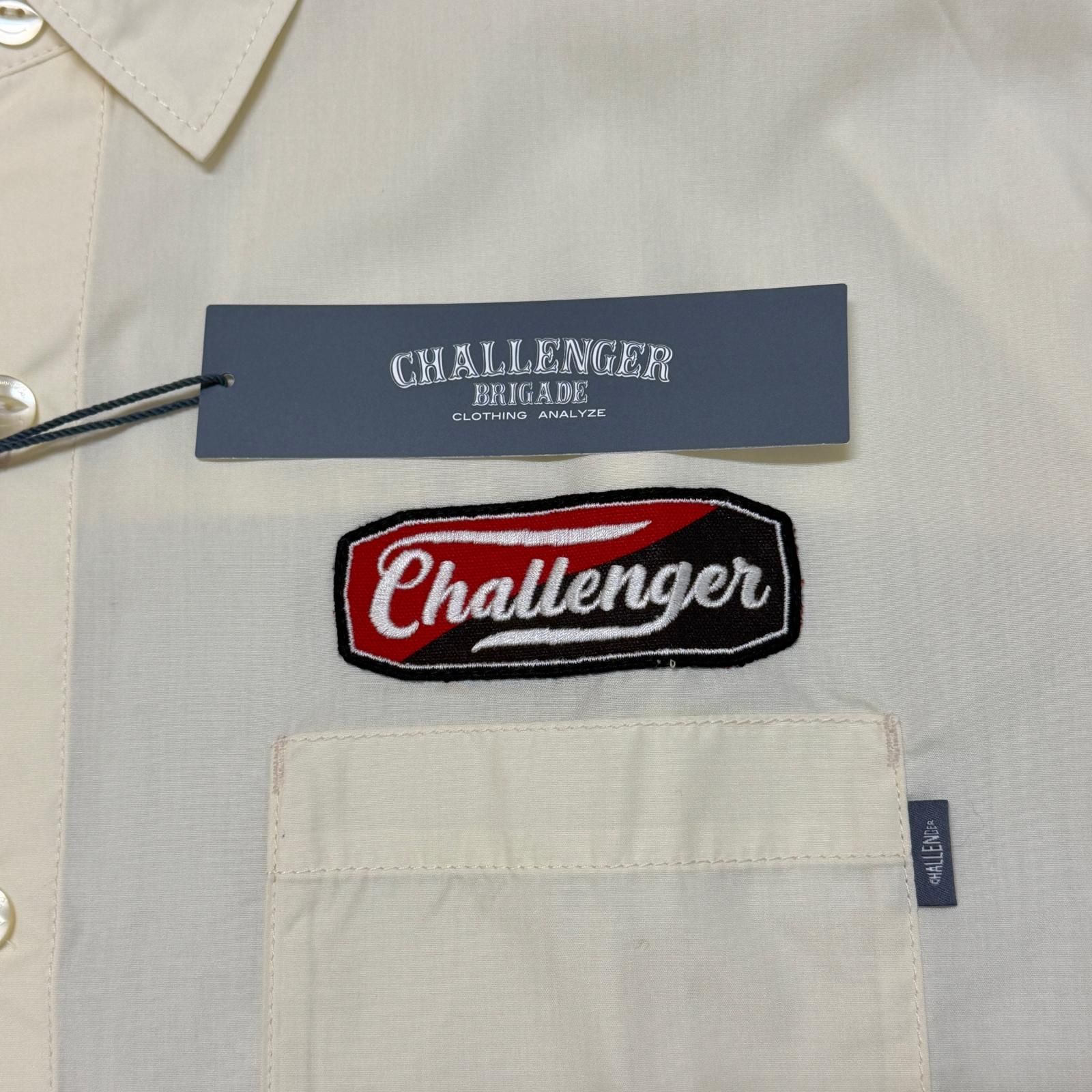 参考上代22000円 未使用 CHALLENGER 25SS L/S PATCHED WORK SHIRT