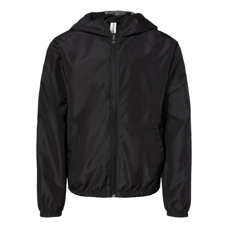 インディペンデントトレーディング レディース アウター ジャケット・ブルゾン Independentrading Co Youth Lightweight Windbreaker FullZip Ja