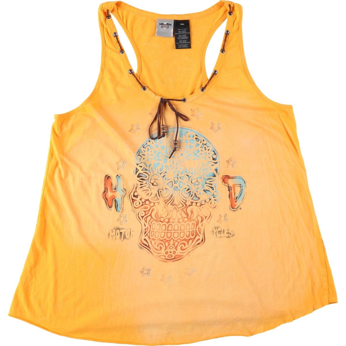 Harley Davidson 2XL タンクトップ 古着 Tシャツ プリント タンクトップ 2XL 古着 HARLEY-DAVIDSON 中古品メンズ メンズ