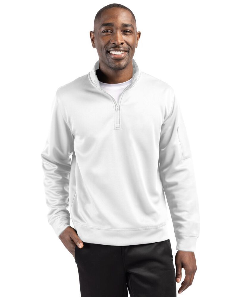 クリーク レディース アウター ジャケット・ブルゾン ハーフジップ Clique Lift Unisex Performance Half Zip White ホワイト