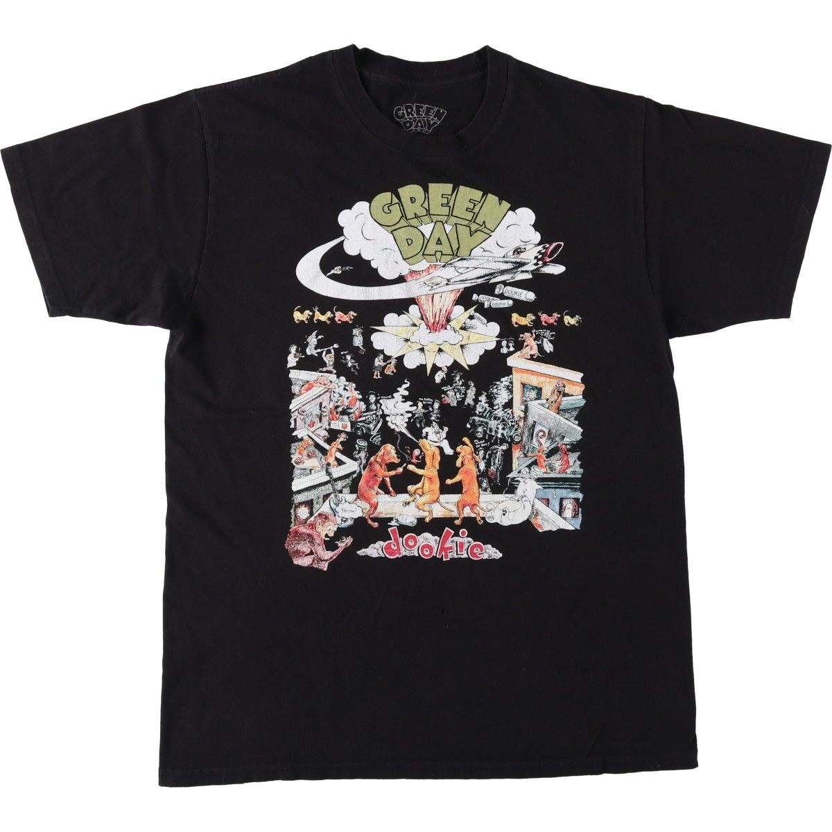 古着 GREEN DAY グリーンデイ バンドTシャツ バンT メンズM相当/eaa646798