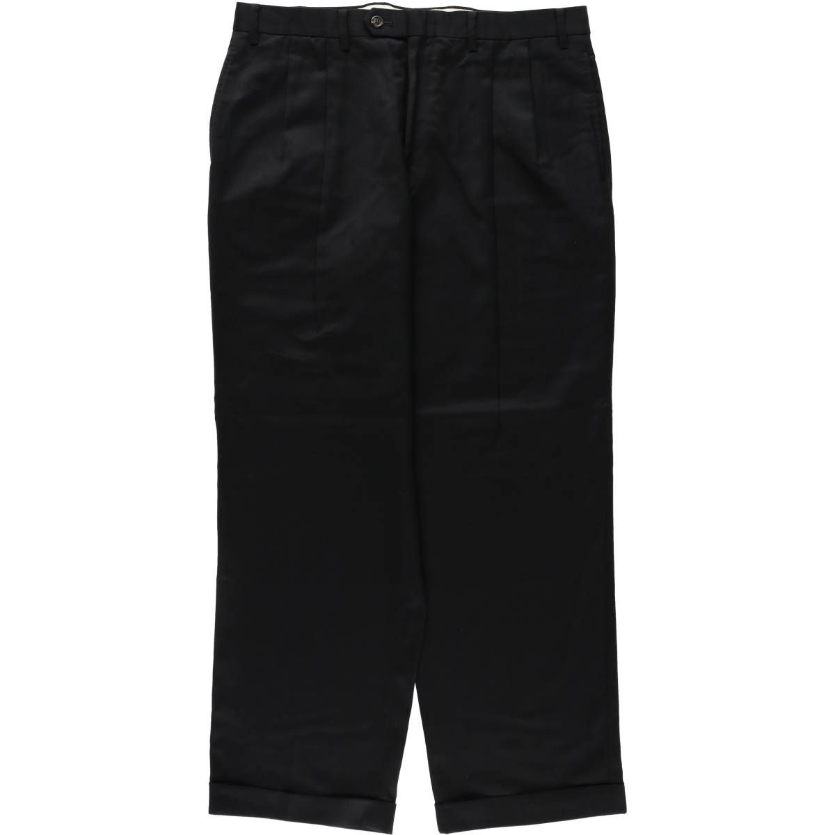 古着 ラルフローレン Ralph Lauren LAUREN ローレン ツータック ウールパンツ スラックス メンズw36相当/eaa643112