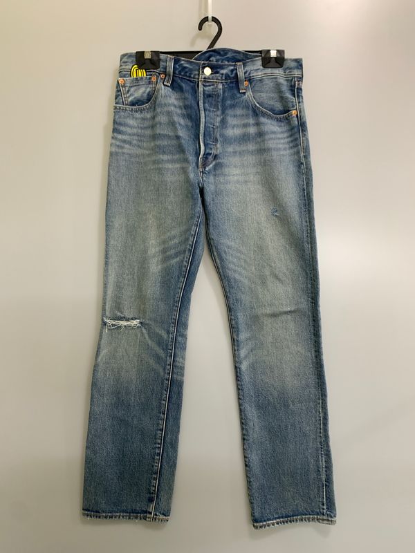 【中古品】 LEVI'S リーバイス × SUPER MARIO スーパーマリオ 501 DAY SELVEDGE DENIM PANT 79830-0066 501 デイ セルビッチ デニムパンツ メンズ ボトムス【158-260612-em-56-min】