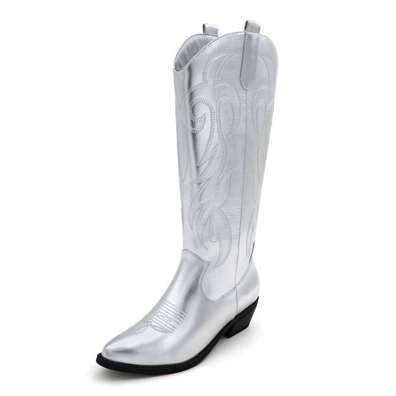FC デザイン レディース シューズ ブーツ・レインブーツ トール 刺繍 FC Design Western Embroidered Tall Boots for Women Classicowboy