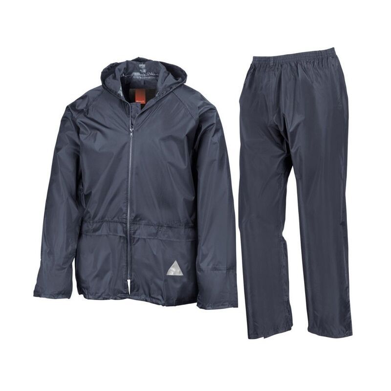 リザルト レディース ボトムス カジュアルパンツ ジャケット Result Unisex Adult Waterproof Jacket And Trouserset Navy ネイビー