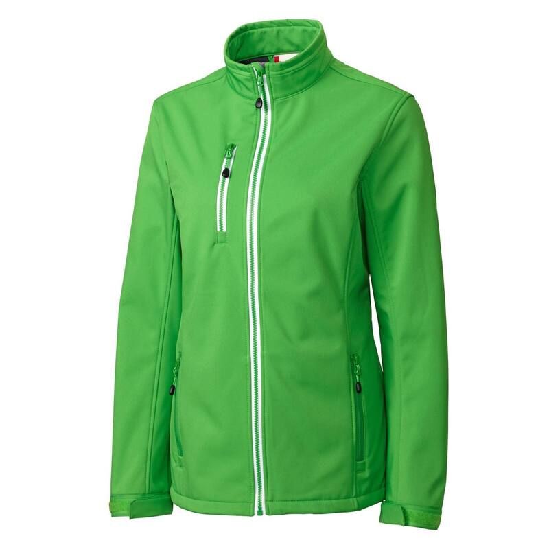 クリーク レディース アウター ジャケット・ブルゾン Clique Telemark Stretch Softshell Full Zip Womens Jacket Apple Green グリーン